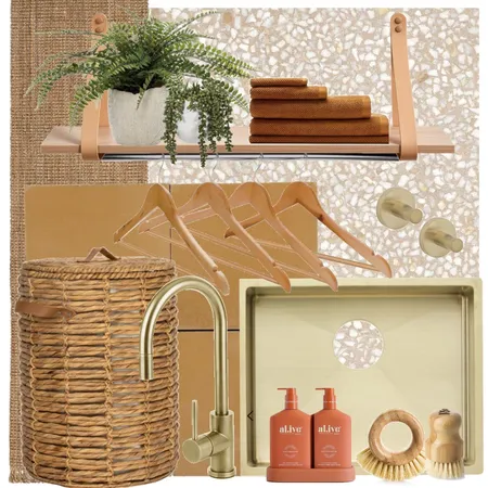 Neutral Laundry Interior Design Mood Board by smub_studio on Style Sourcebook