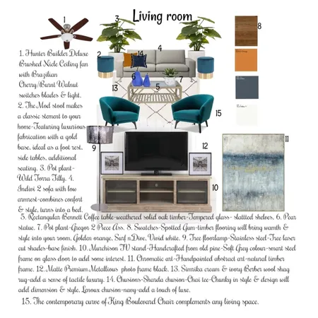 Mood board living room Interior Design Mood Board by Stephanievanbrakel