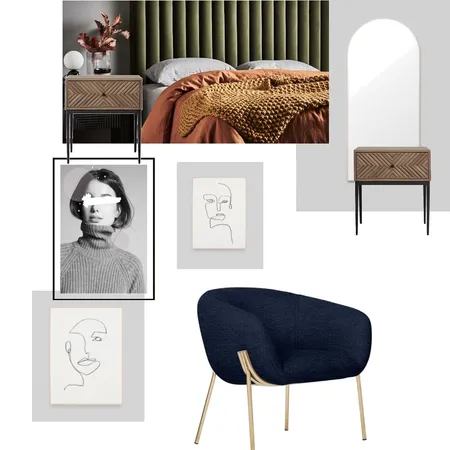 Hayley’s bedroom Interior Design Mood Board by Kylie Tyrrell