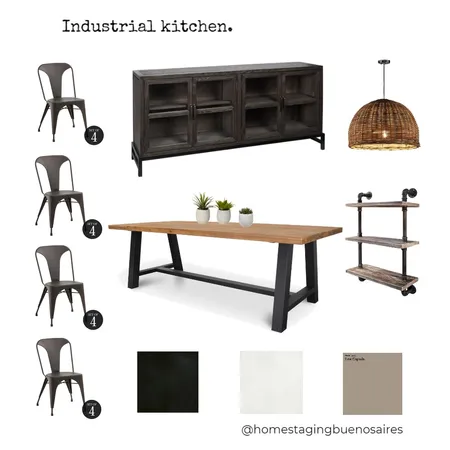 Industrial kitchen Interior Design Mood Board by verohs on Style Sourcebook