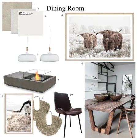 Dining Room Sample Board Interior Design Mood Board by Sam on Style Sourcebook