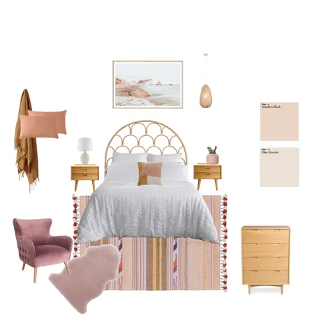 feminine bedrrom Interior Design Mood Board by mariassadesigns on Style Sourcebook