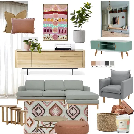 Elly Interior Design Mood Board by Rhiannon Lee, Oleander & Finch Interiors on Style Sourcebook