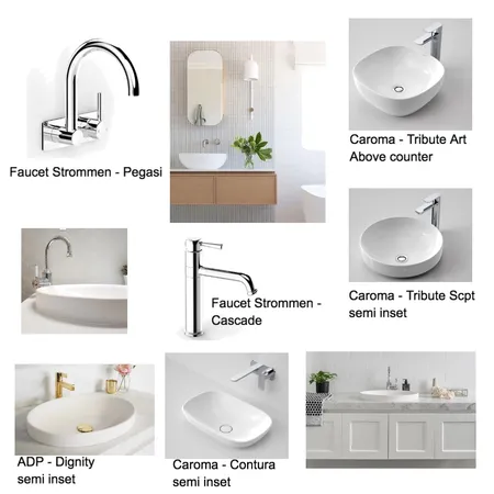 Goldthorns powder & bathroom Interior Design Mood Board by Home By Jacinta on Style Sourcebook