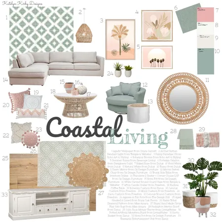 Coastal Living Interior Design Mood Board by Katelyn Kirby Interior Design on Style Sourcebook