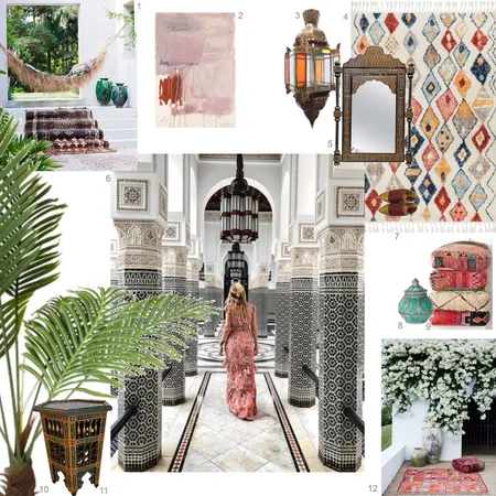 Moroccan Interior Design Mood Board by michelle@cmbar.net on Style Sourcebook