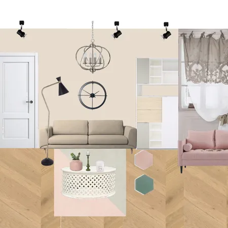 Развертка в стиле сканди Interior Design Mood Board by NEWINTERIOR on Style Sourcebook