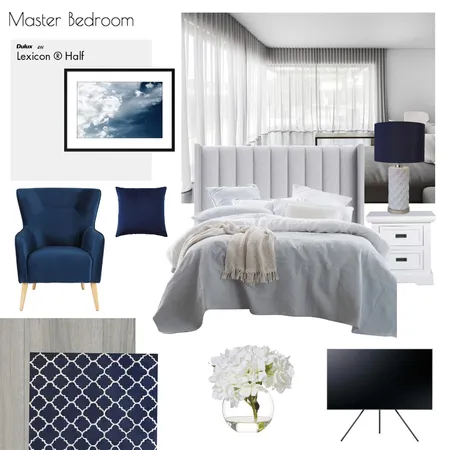 MASTER ROOM - HAMPTONS 2 Interior Design Mood Board by krystalgibbs001 on Style Sourcebook