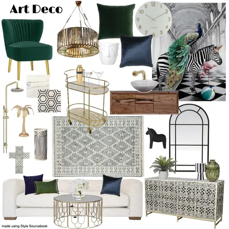 Art Deco Interior Design Mood Board by SammyBoynton on Style Sourcebook
