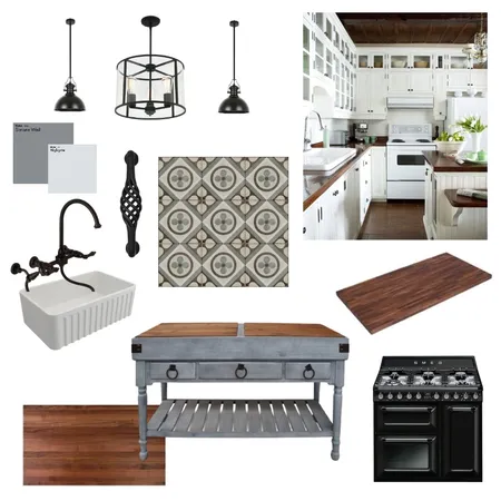 Vintage Kitchen Interior Design Mood Board by Oak Hill Interiors on Style Sourcebook