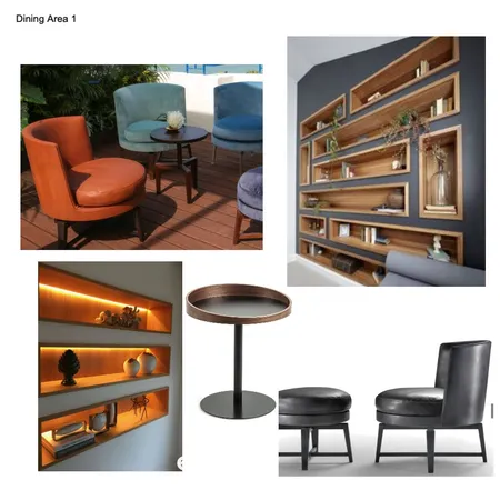Dining Area 1 Interior Design Mood Board by Wildflower Property Styling on Style Sourcebook