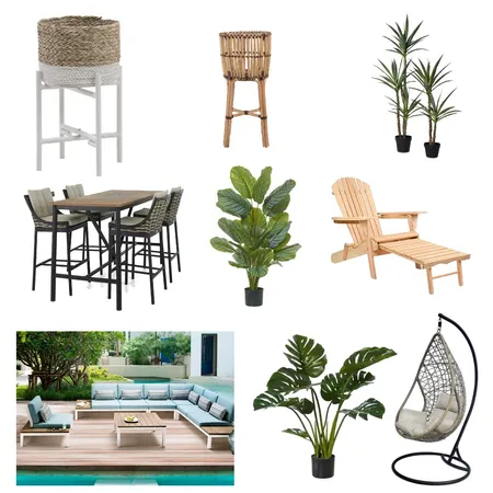 Pool Area Interior Design Mood Board by emmimac05 on Style Sourcebook