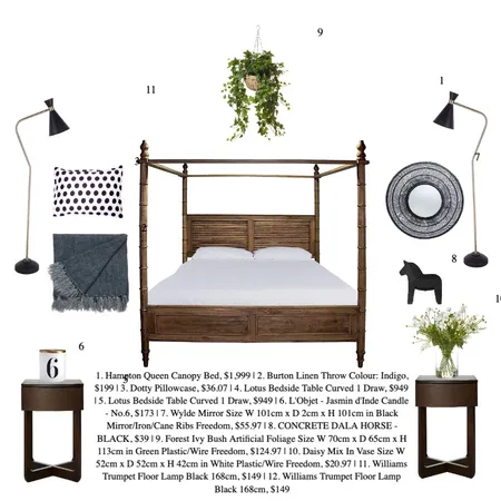Bedroom Interior Design Mood Board by Liga on Style Sourcebook