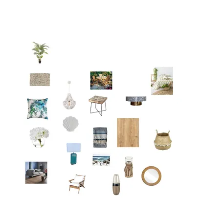 Coastal Interior Style Interior Design Mood Board by Vicky Doberstein on Style Sourcebook