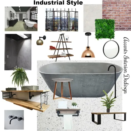 Industrial Style Moodboard Interior Design Mood Board by Accents Interior Design on Style Sourcebook