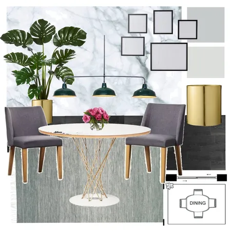 Dining Room Interior Design Mood Board by samschaible on Style Sourcebook