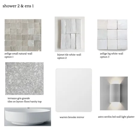 ens 1 shower 2 room Interior Design Mood Board by RACHELCARLAND on Style Sourcebook