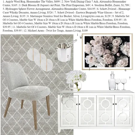 Client_JP_Dinning Interior Design Mood Board by MelissaTdesigns on Style Sourcebook