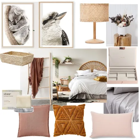 Master Bedroom Interior Design Mood Board by Meg Caris