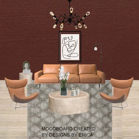 Living Room - Brown Interior Design Mood Board by EricaP on Style Sourcebook