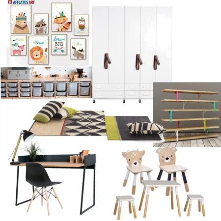 חדר משחקים Interior Design Mood Board by mali kai on Style Sourcebook