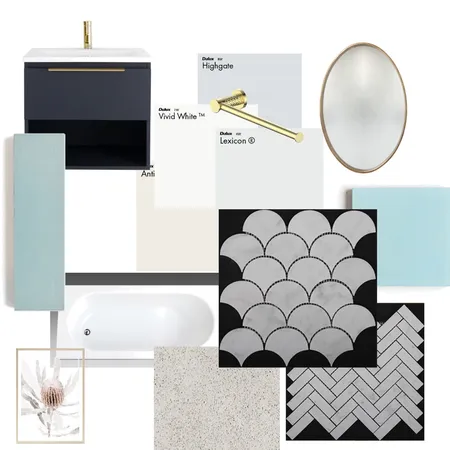 bathroom Interior Design Mood Board by Aristarfish on Style Sourcebook
