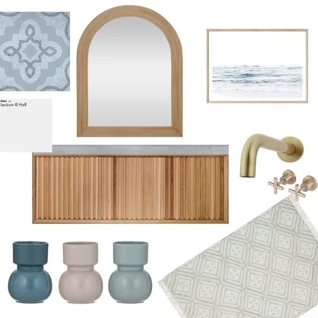 CoastalBathroom Interior Design Mood Board by Lili on Style Sourcebook