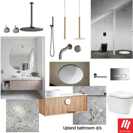 Upland bathroom d/s Interior Design Mood Board by MARS62