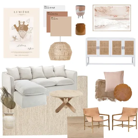 Warm Autumn Hues Loungeroom Interior Design Mood Board by athomewithcaitlyn on Style Sourcebook