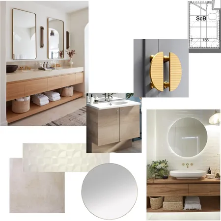 Salle de Bain 1 Interior Design Mood Board by efescou on Style Sourcebook