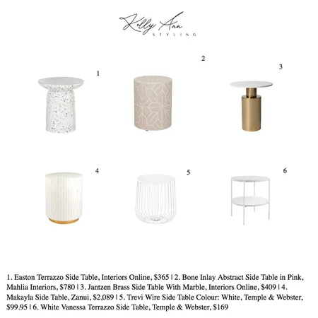 save or splurge side tables Interior Design Mood Board by Kelly on Style Sourcebook