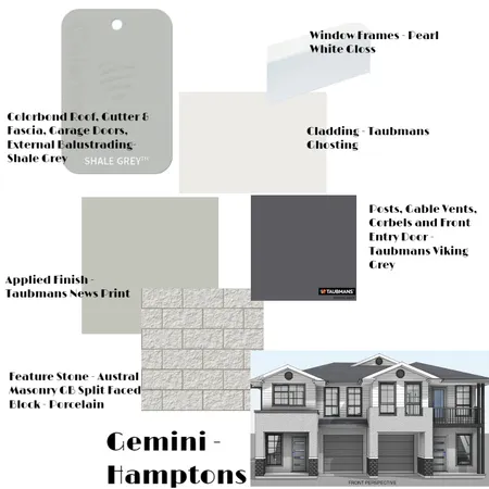 Gemini - Hamptons Interior Design Mood Board by Mim Romano on Style Sourcebook