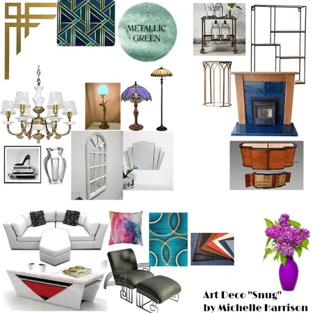 Art Deco Snug Interior Design Mood Board by SecretMagpie on Style Sourcebook