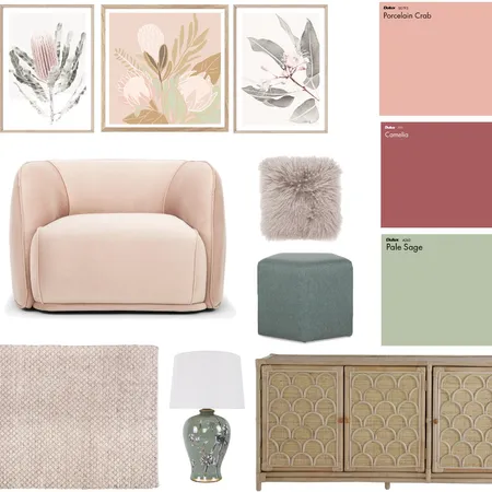 Spring Flowers WA Pink Interior Design Mood Board by interiorology on Style Sourcebook