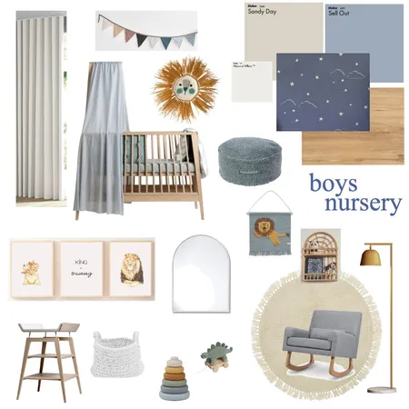 Mod 10 Client Nursery Interior Design Mood Board by Studio Alyza on Style Sourcebook