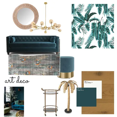 art deco Interior Design Mood Board by Alia on Style Sourcebook