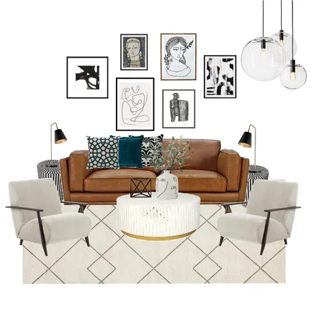 Living Room Interior Design Mood Board by Filhem Studio on Style Sourcebook