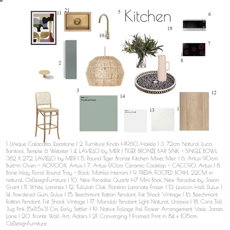 Kitchen Interior Design Mood Board by Beautiful Rooms By Me on Style Sourcebook