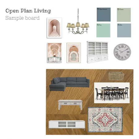 Open Plan Living Interior Design Mood Board by Michelle Baker on Style Sourcebook