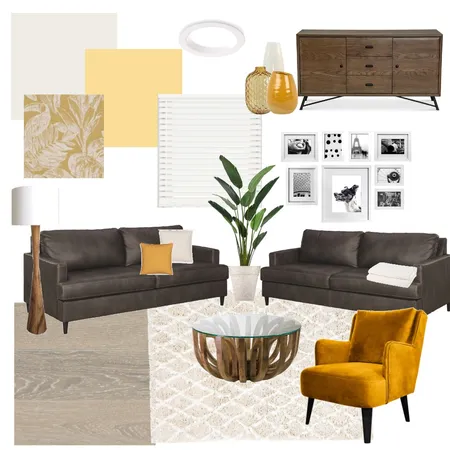 Living Room Interior Design Mood Board by Saskia Mangold on Style Sourcebook