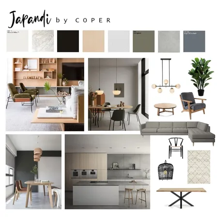 japandi Interior Design Mood Board by COPER on Style Sourcebook