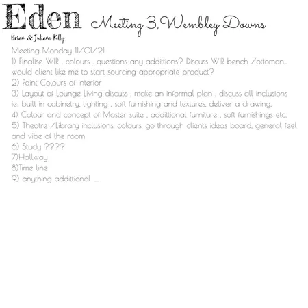 EDEN Meeting 3 Agenda Interior Design Mood Board by Colette on Style Sourcebook