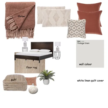 Kate Hodge bedroom Interior Design Mood Board by Graceful Lines Interiors on Style Sourcebook