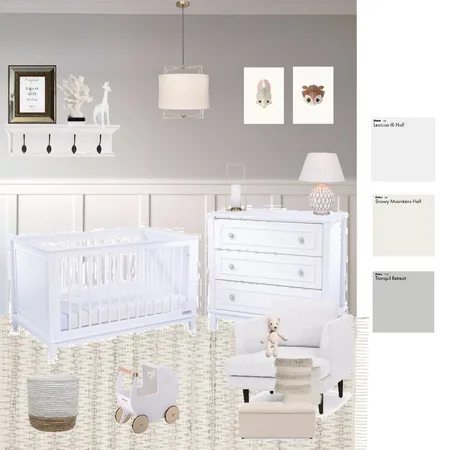 NURSERY PERLA M Interior Design Mood Board by BOREAL STUDIO MX on Style Sourcebook