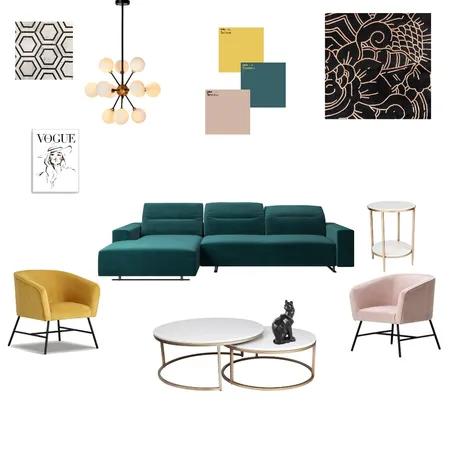 art deco / hollywood glam Interior Design Mood Board by Ellen Dean on Style Sourcebook