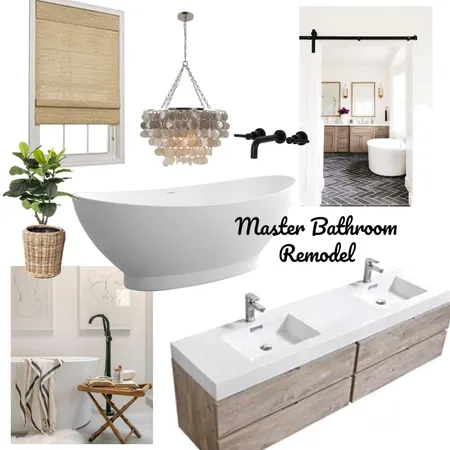Master Bathroom Module 10 Interior Design Mood Board by Nest In-Style on Style Sourcebook