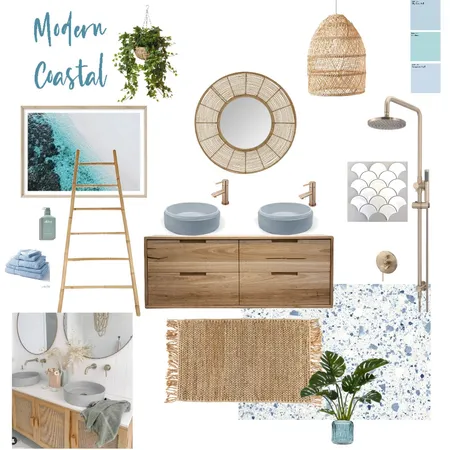 Coastal Bathroom Interior Design Mood Board by maisieyoung on Style Sourcebook