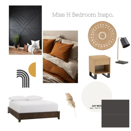 miss h bedroom Interior Design Mood Board by Dwell Urban Boutique on Style Sourcebook