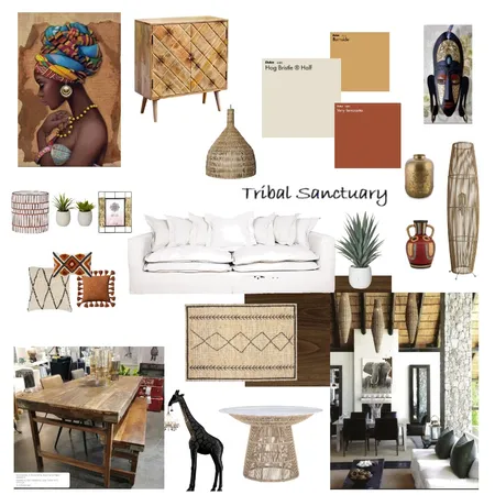 African Room Interior Design Mood Board by JacindaM on Style Sourcebook