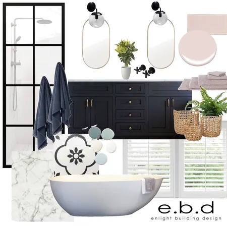 Ginsberg Residence - Wet Area Concept Interior Design Mood Board by Dorian + Co Interiors on Style Sourcebook